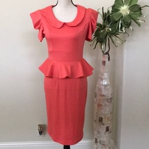 Beautiful coral dress